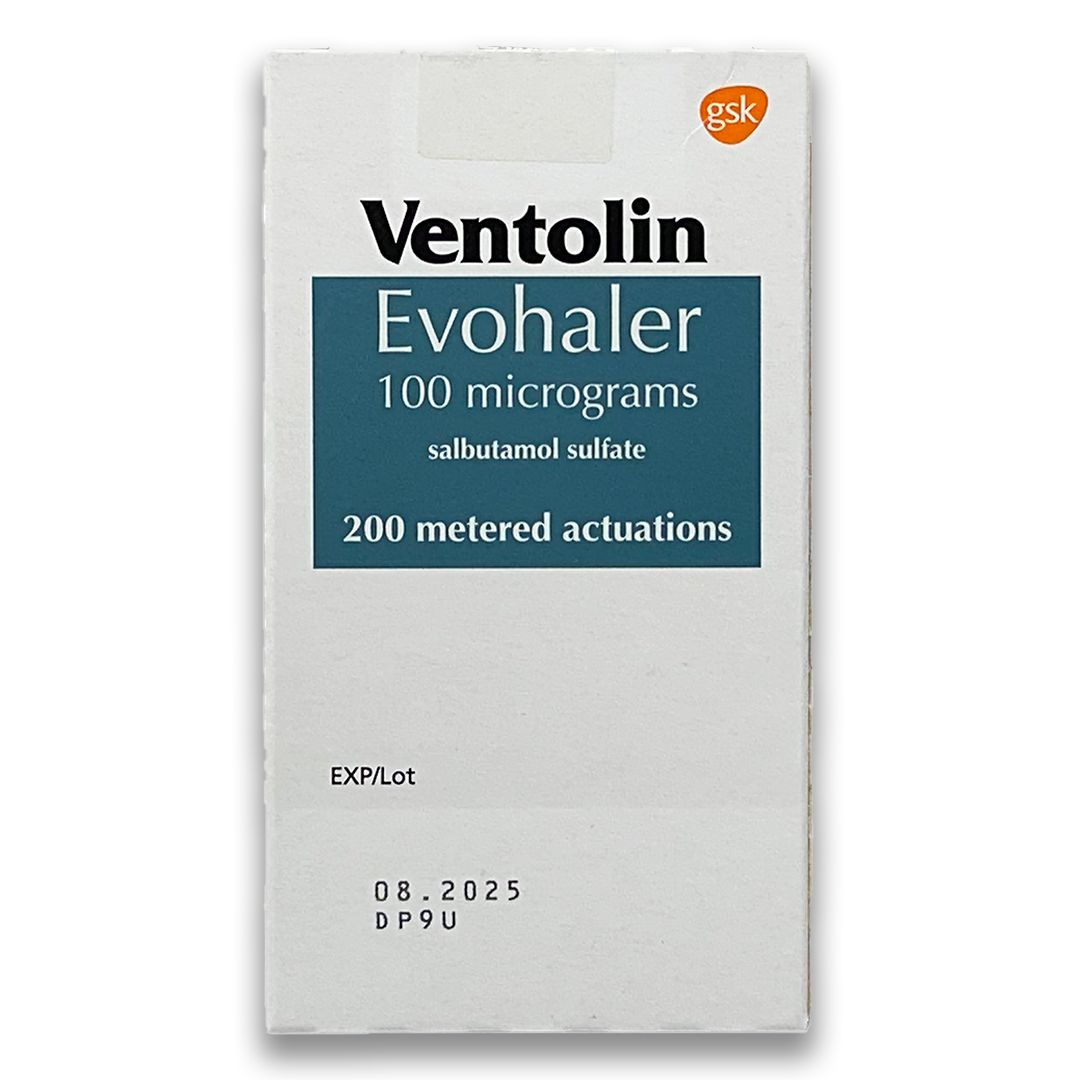 Ventolin Evohaler 100mcg.