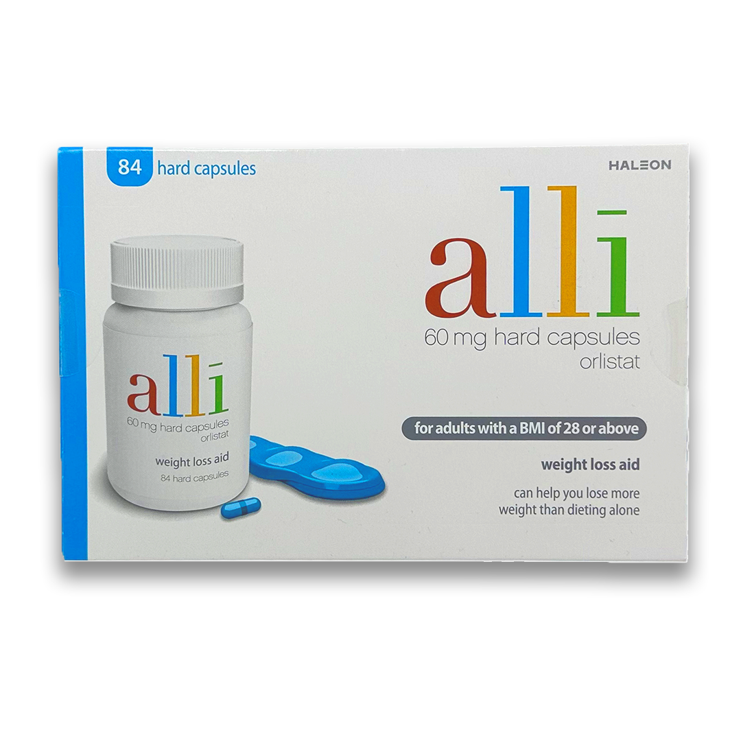 Alli 60mg Capsules.