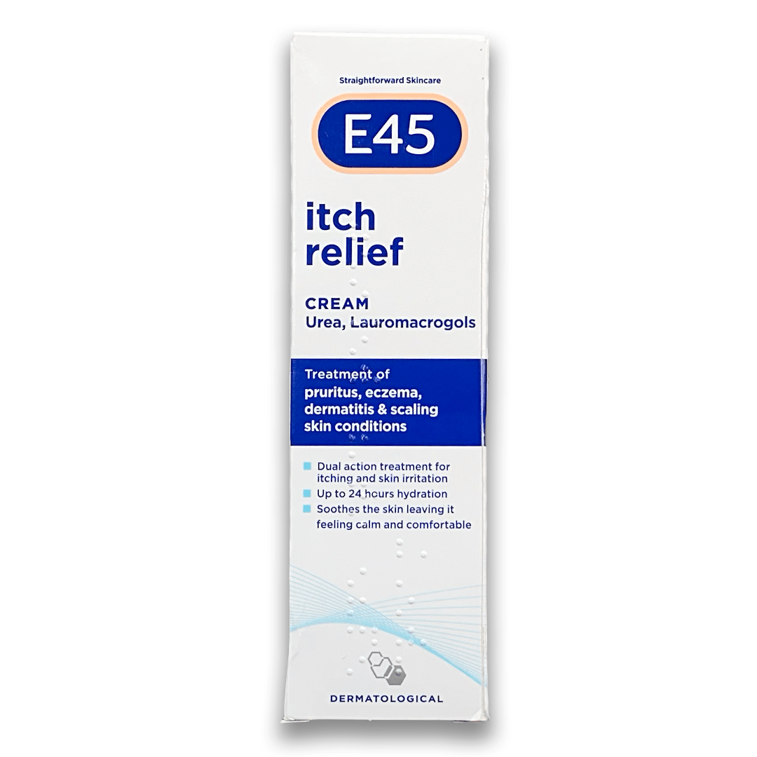 E45 Itch Relief 50g Cream - Rightangled