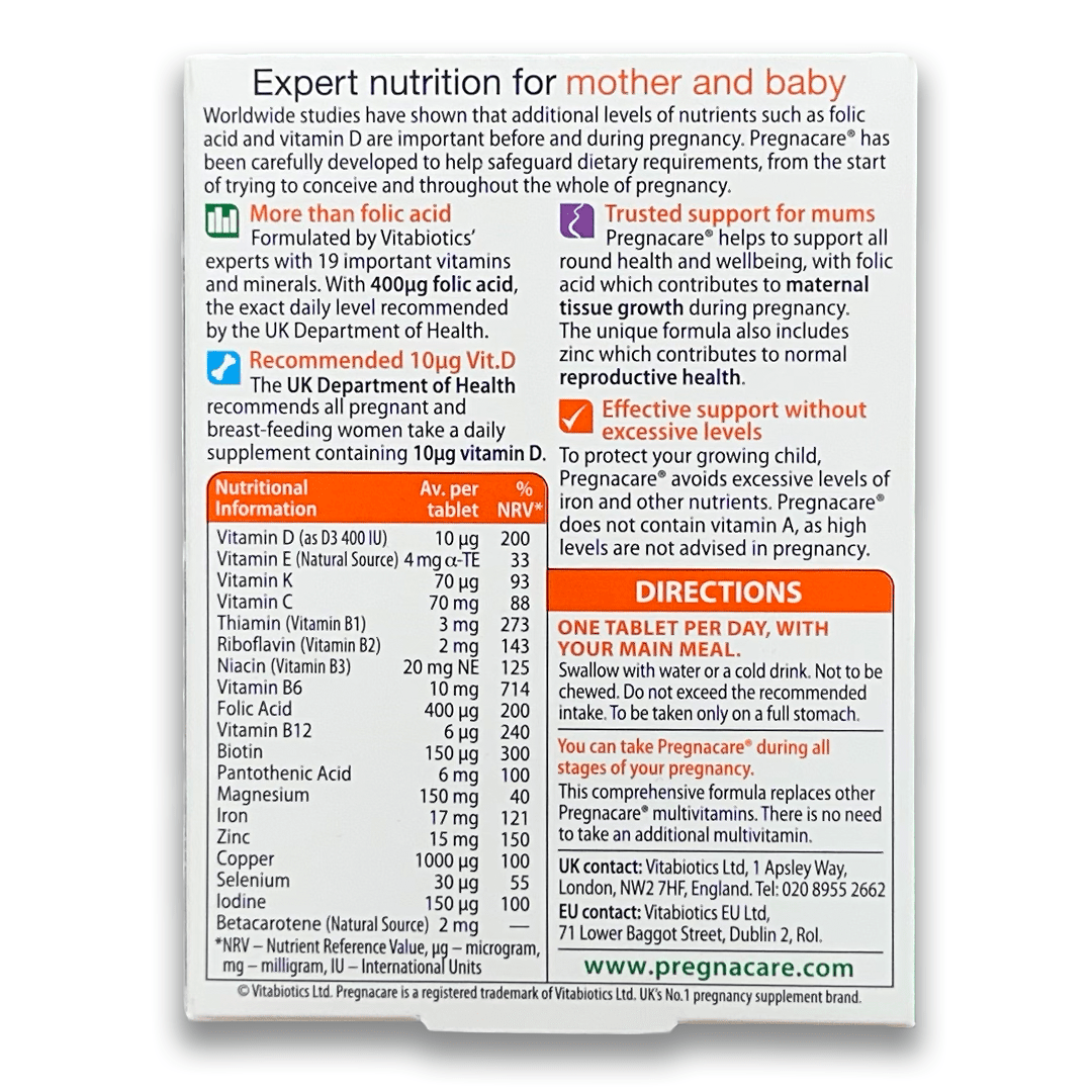 Pregnacare original - Rightangled