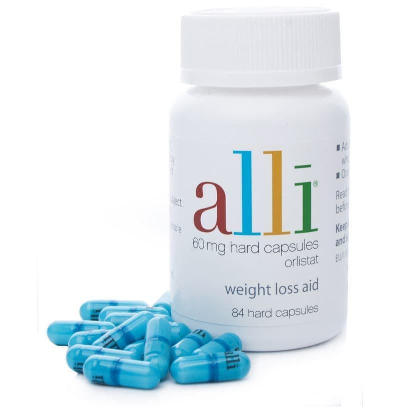 Alli 60mg Capsules.