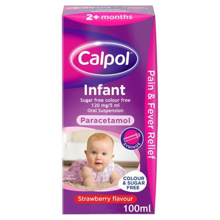 Calpol Infant Sugar Free 120mg/5ml Oral Suspension.