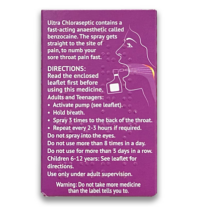 Ultra Chloraseptic Blackcurrant Throat Spray