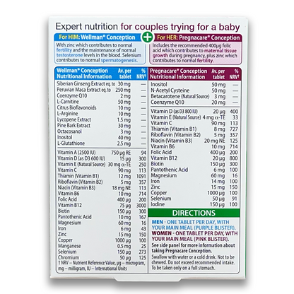 Pregnacare Conception him and her