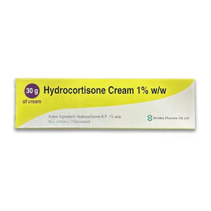 Hydrocortisone 1% w/w Cream - (Brand May Vary)