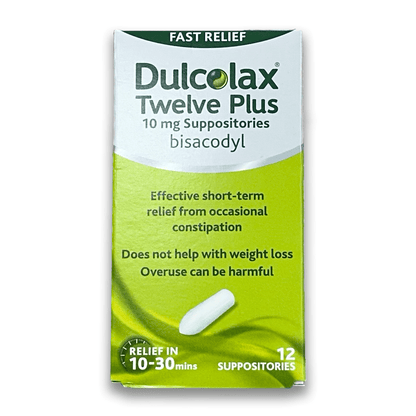 Dulcolax 10mg 12 Suppositories - Rightangled