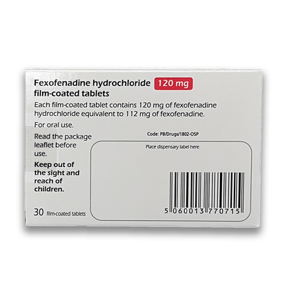 Fexofenadine Tablets - Rightangled