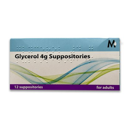 Glycerol 4g Suppositories - Adults - Rightangled