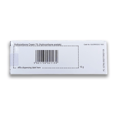 Hydrocortisone 1% w/w Cream - (Brand May Vary) - Rightangled