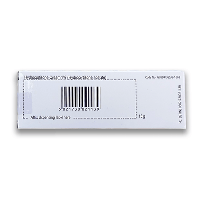 Hydrocortisone 1% w/w Cream - (Brand May Vary) - Rightangled