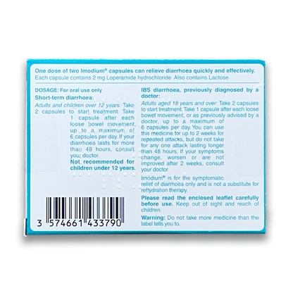 Imodium 2mg Capsules - Rightangled
