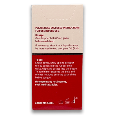 Infacol (Simeticone) Drops Dual Action relief of Colic and Wind - Rightangled