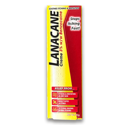 Lanacane 3% Benzocaine Cream - Rightangled