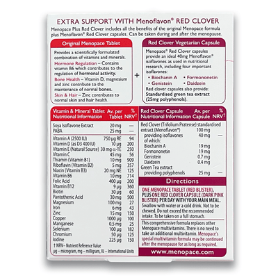 Menopace Red Clover - Rightangled