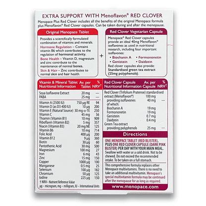 Menopace Red Clover - Rightangled