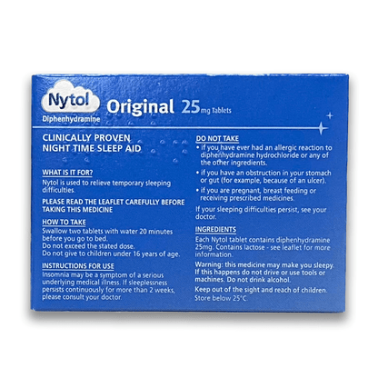 Nytol Original 25mg - Rightangled
