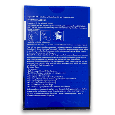 Regaine for Men Extra Strength Foam 5% - Rightangled