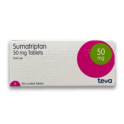 Sumatriptan 50mg Tablets - Rightangled