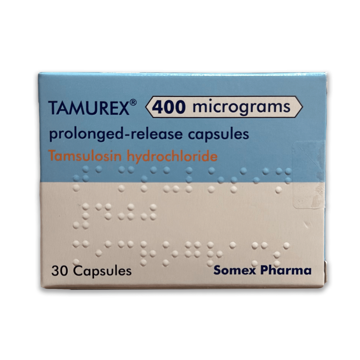 Tamsulosin 400mcg MR capsules - Rightangled