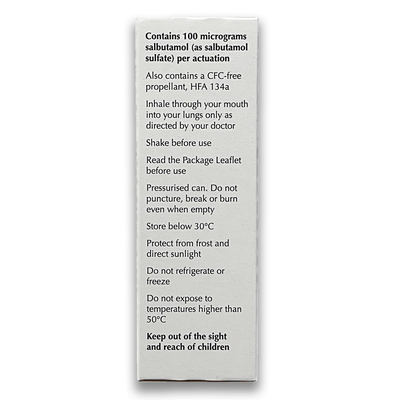 Ventolin Evohaler 100mcg - Rightangled