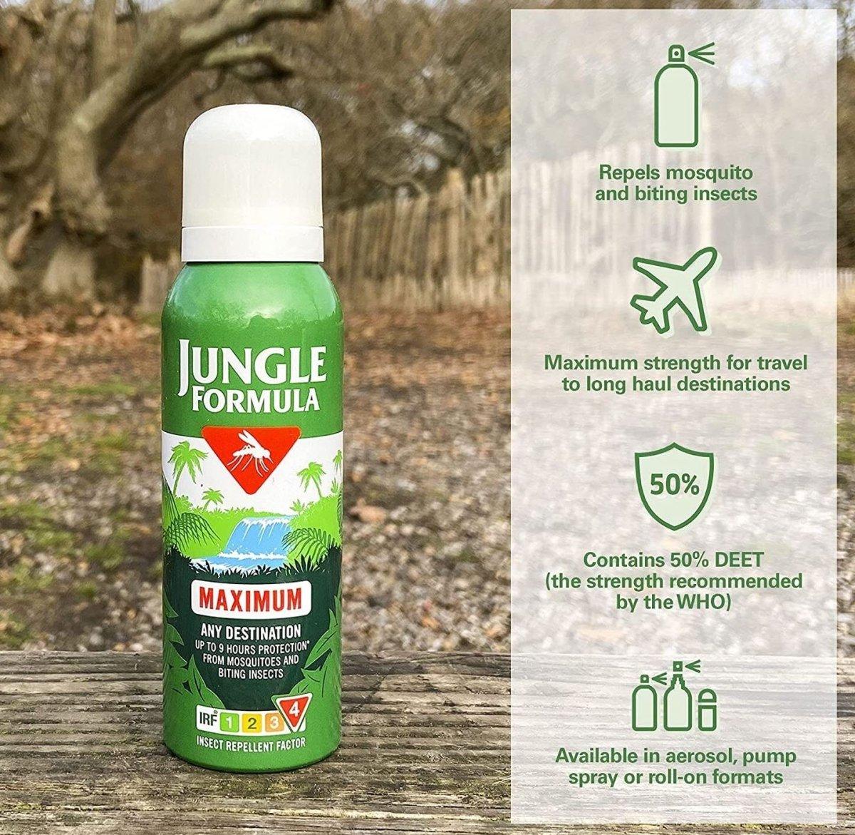 Jungle Formula Maximum Aerosol 125ml - Rightangled